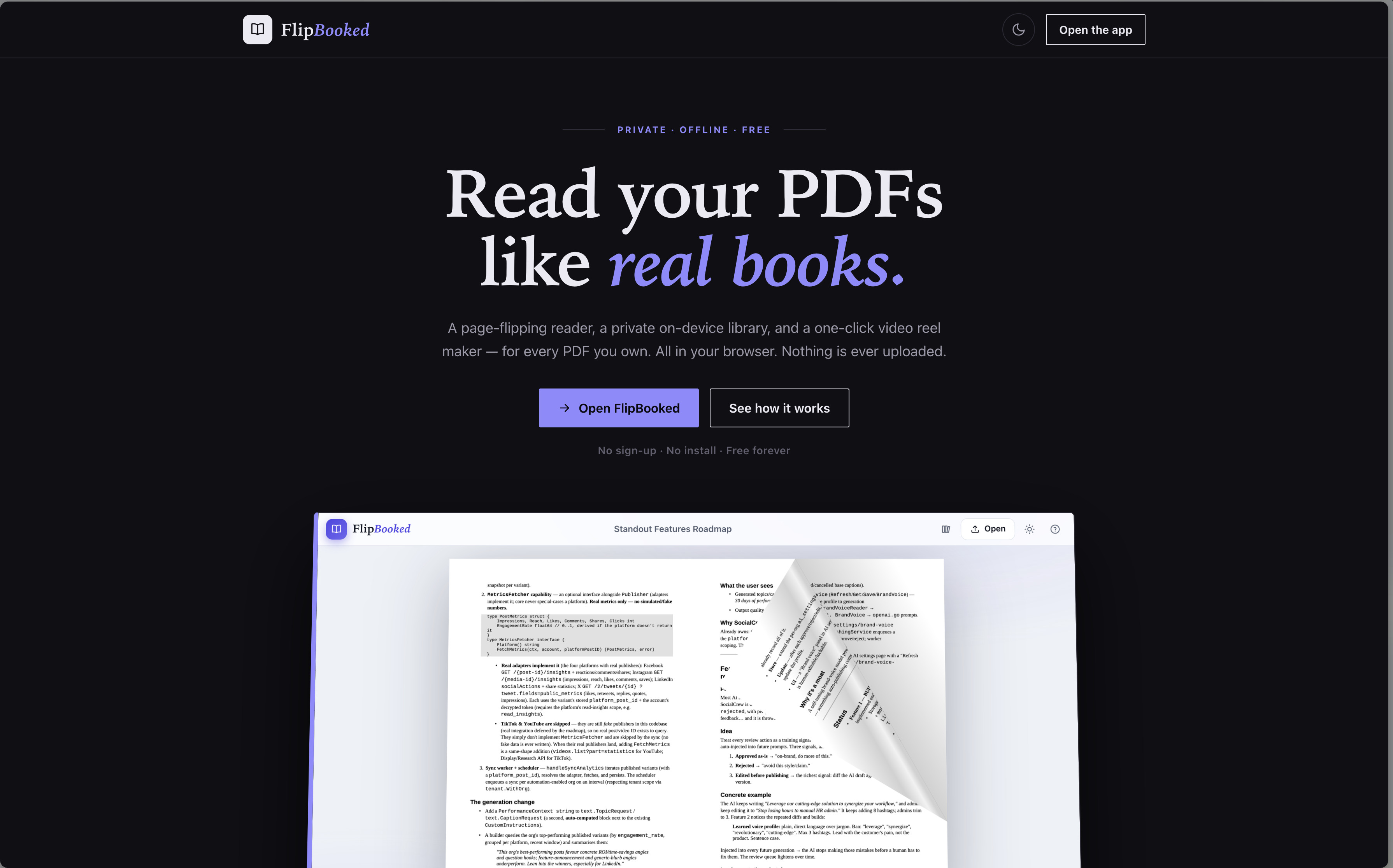Flipbooked